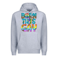 Heather Grey Western Born This Gay Premium Hoodie - BundleAndBundleShop