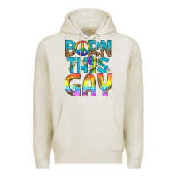 Oatmeal Heather Western Born This Gay Premium Hoodie - BundleAndBundleShop