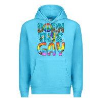 Ocean Blue Western Born This Gay Premium Hoodie - BundleAndBundleShop
