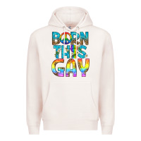 Pale Pink Western Born This Gay Premium Hoodie - BundleAndBundleShop