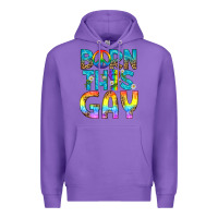 Purple Western Born This Gay Premium Hoodie - BundleAndBundleShop