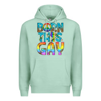 Seafoam Western Born This Gay Premium Hoodie - BundleAndBundleShop