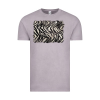 Vintage Zinc zebra pattern background Vintage Tee - BarkalooDesign