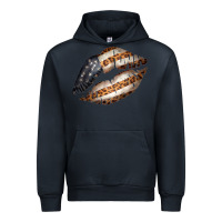Navy Vintage American Flag With Leopard Pattern Urban Hoodie - Bettercallsaul