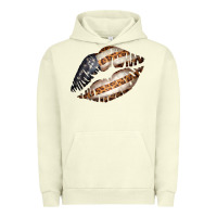 Pigment Pistachio Vintage American Flag With Leopard Pattern Urban Hoodie - Bettercallsaul