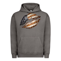 Pigment Tornado Vintage American Flag With Leopard Pattern Urban Hoodie - Bettercallsaul