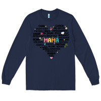 Navy spanish mothers day Long Sleeve Tee - JahusDesignShop