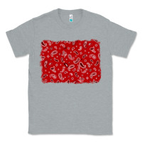 Heather Grey bandana background Classic Tee - AdoDesignShop