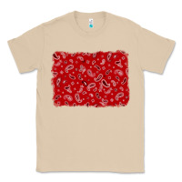 Mushroom bandana background Classic Tee - AdoDesignShop
