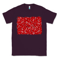 Plum bandana background Classic Tee - AdoDesignShop