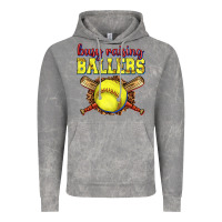 Cloud Rock busy raising ballers softball Vintage Hoodie - texasbilliewilder