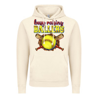 Vintage Artic busy raising ballers softball Vintage Hoodie - texasbilliewilder