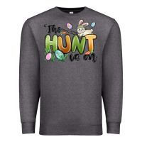 Charcoal Heather the hunt is on Premium Sweatshirt - MaliasSmallBusiness