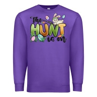 Purple the hunt is on Premium Sweatshirt - MaliasSmallBusiness