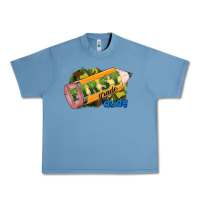 Pebble Blue first grade dude Urban Heavy Tee - RanaPortraitStore