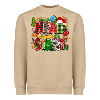 Mushroom head start christmas Heavyweight Sweatshirt - Zillion Design Studio