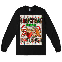 Black Christmas calories dont count Long Sleeve Tee - AdoDesignShop