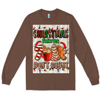 Chestnut Christmas calories dont count Long Sleeve Tee - AdoDesignShop