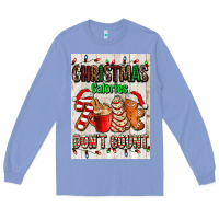 Colony Blue Christmas calories dont count Long Sleeve Tee - AdoDesignShop