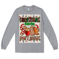 Heather Grey Christmas calories dont count Long Sleeve Tee - AdoDesignShop