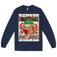 Navy Christmas calories dont count Long Sleeve Tee - AdoDesignShop