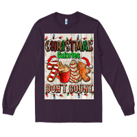 Plum Christmas calories dont count Long Sleeve Tee - AdoDesignShop