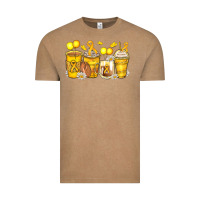 Vintage Coffee childhood cancer coffee cups Vintage Tee - Zillion Design Studio