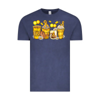 Vintage Denim childhood cancer coffee cups Vintage Tee - Zillion Design Studio