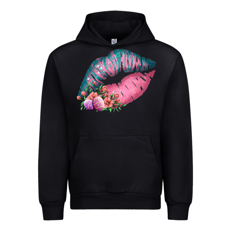 Eared Turquoise Pink Easter Lips Urban Hoodie by Bettercallsaul | Teevron