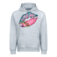 Heather Grey Eared Turquoise Pink Easter Lips Urban Hoodie - Bettercallsaul
