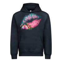 Navy Eared Turquoise Pink Easter Lips Urban Hoodie - Bettercallsaul