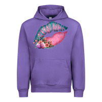 Tulip Eared Turquoise Pink Easter Lips Urban Hoodie - Bettercallsaul