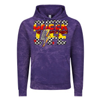 Cloud Purple cheer life Vintage Hoodie - texasbilliewilder