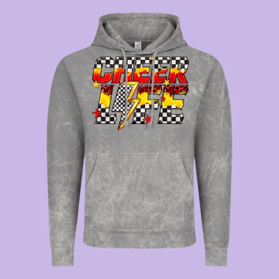 Cheer Life Vintage Hoodie Designed By Texasbilliewilder
