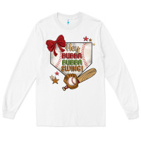 White hey bubba bubba swing Long Sleeve Tee - JahusDesignShop