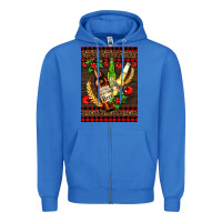True Royal beer bottles with mistletoe Zipper Hoodie - AdoDesignShop