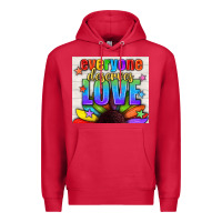 Cardinal Everyone Deserves Love Pride LGBTQ+ Tumbler Premium Hoodie - BundleAndBundleShop
