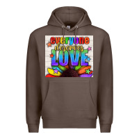 Coffee Everyone Deserves Love Pride LGBTQ+ Tumbler Premium Hoodie - BundleAndBundleShop