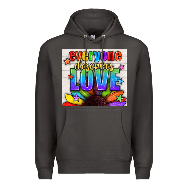 Everyone Deserves Love Pride Lgbtq+ Tumbler Premium Hoodie by BundleAndBundleShop | Teevron