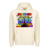 Tofu Everyone Deserves Love Pride LGBTQ+ Tumbler Premium Hoodie - BundleAndBundleShop