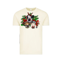 Vintage Arctic christmas cows with tree Vintage Tee - RanaPortraitStore