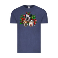 Christmas Cows With Tree Vintage Tee | Teevron