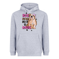 Heather Grey 100 days of school Heavyweight Hoodie - MaliasSmallBusiness