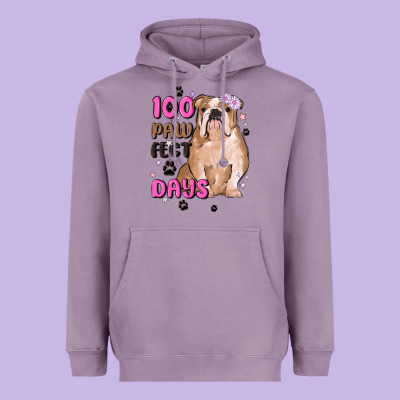 100 Days Of School Heavyweight Hoodie Designed By Maliassmallbusiness