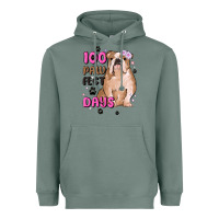 Sage 100 days of school Heavyweight Hoodie - MaliasSmallBusiness