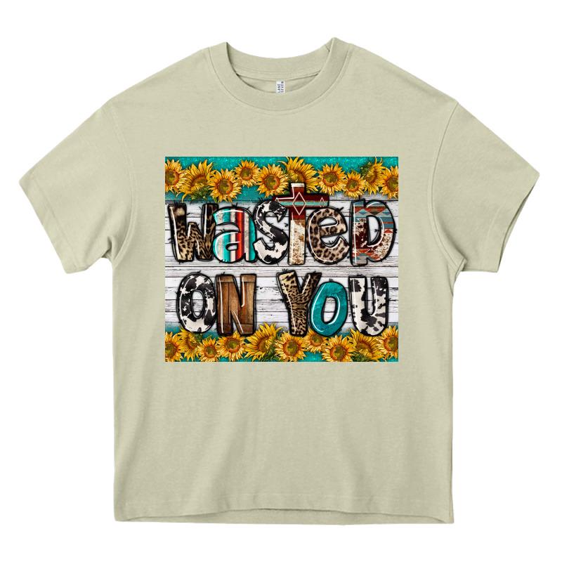 Western Wasted On You Heavy Core Tee by LillyAllenDesigns | Teevron