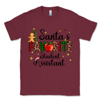 Burgundy santa's favorite student assistant Classic Tee - AdoDesignShop