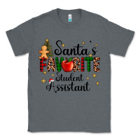 Charcoal Heather santa's favorite student assistant Classic Tee - AdoDesignShop