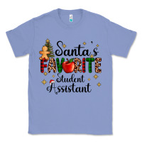 Colony Blue santa's favorite student assistant Classic Tee - AdoDesignShop