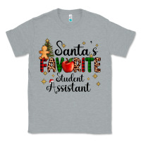 Heather Grey santa's favorite student assistant Classic Tee - AdoDesignShop